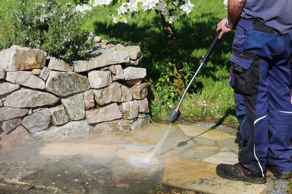 Stone Pressure Washing in Riverside