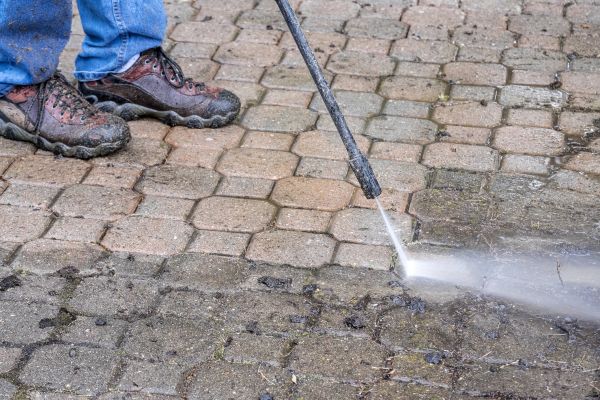 Stone Patio Cleaning in Riverside
